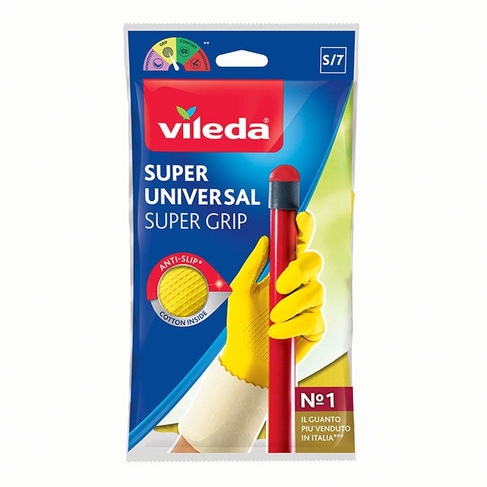 VILEDA SUPER UNIVERSAL - SUPER GRIP – GUANTI IN LATTICE DALLA PRESA ECCELLENTE